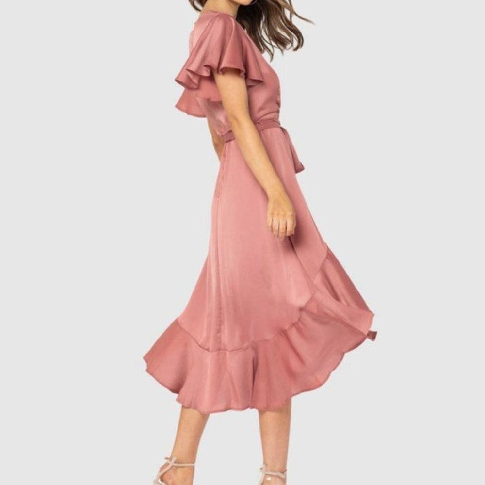 Pilgrim Rose Stormy Maxi Dress Sz8 - Picture 2 of 2